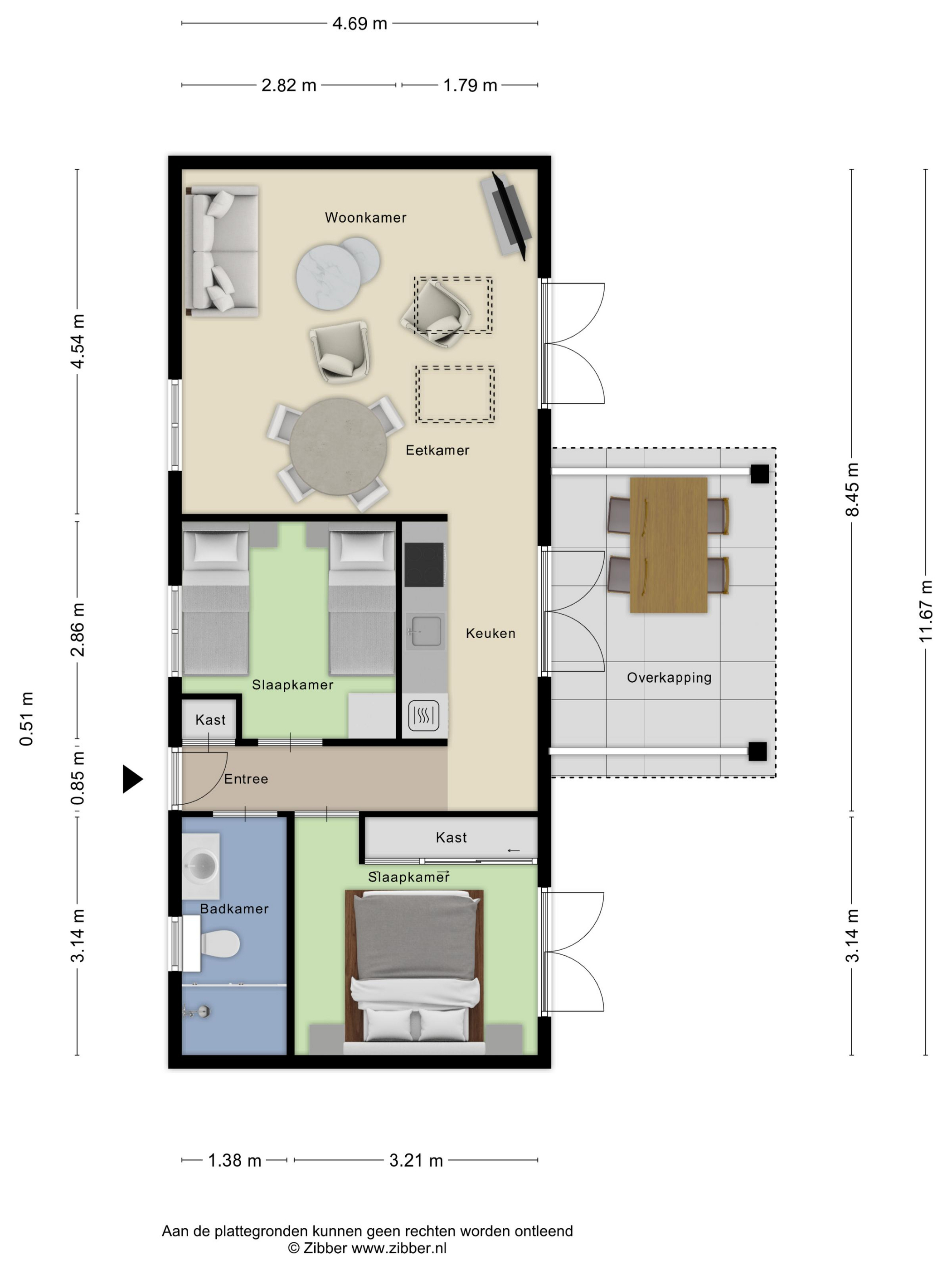 Kavel 98 - Luxe 4-persoons lodge